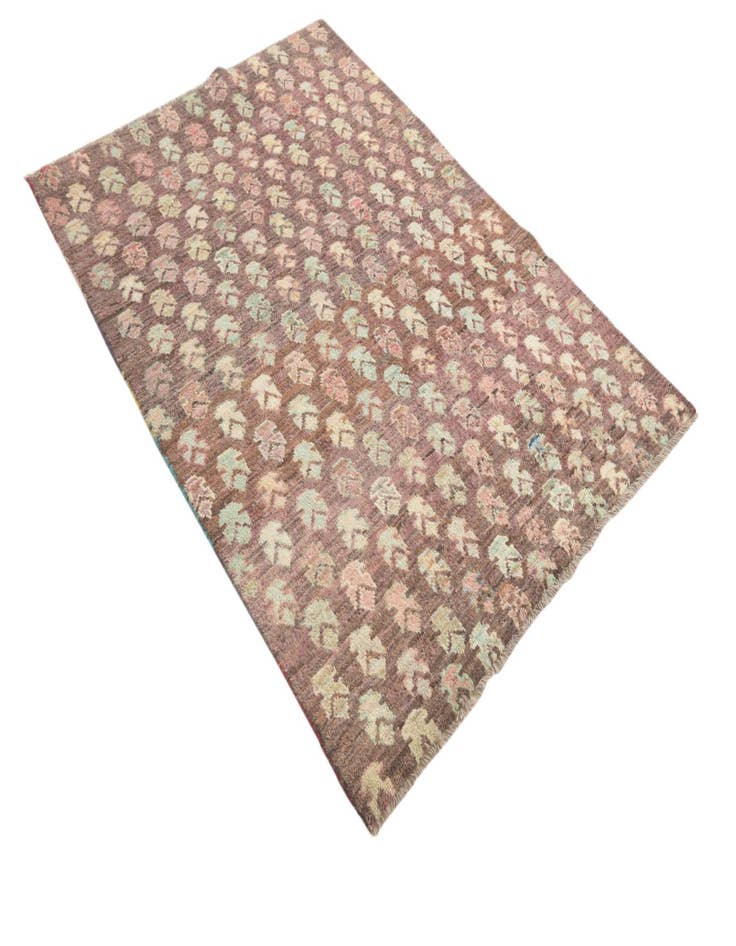 Detail image of  4' 1 x 5' 9  Hand Knotted Balouch Wool Rug