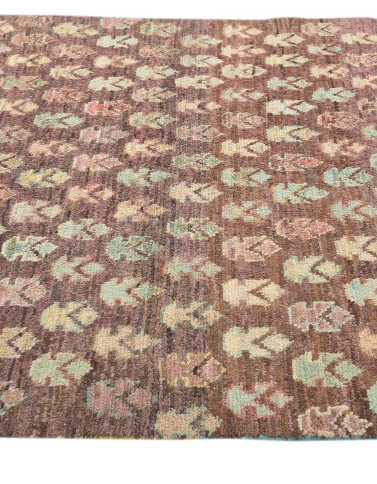 Detail image of  4' 1 x 5' 9  Hand Knotted Balouch Wool Rug