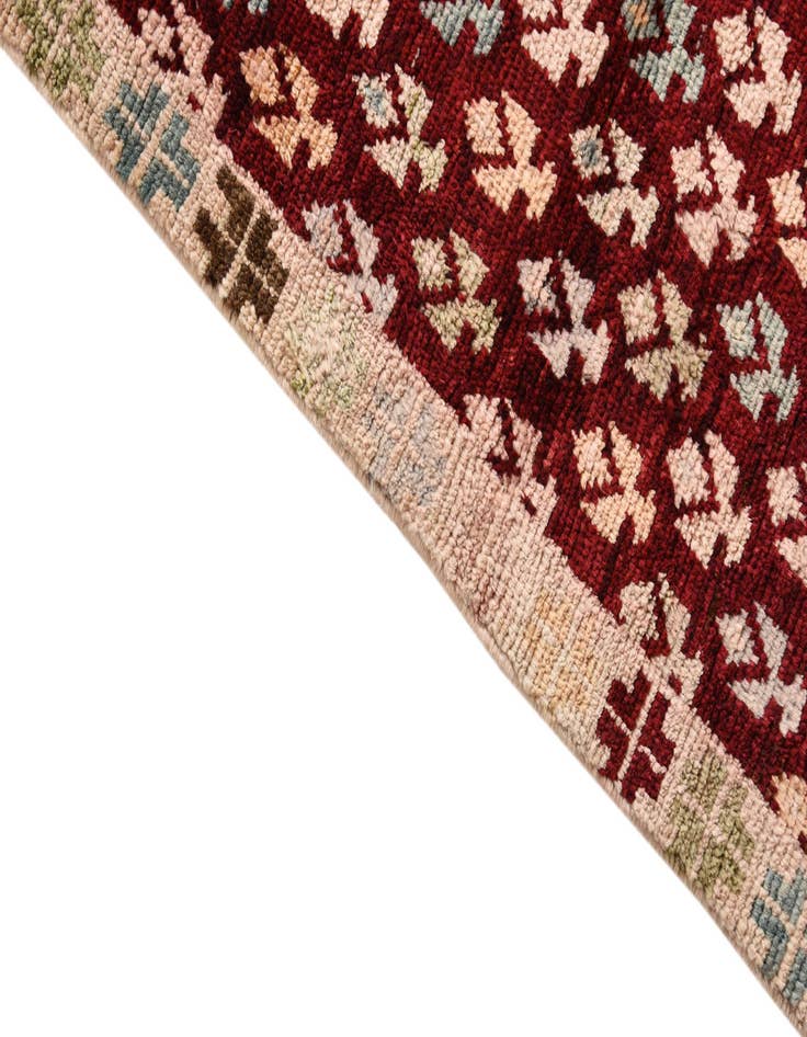 Detail image of  4' 1 x 6' 5  Hand Knotted Balouch Wool Rug