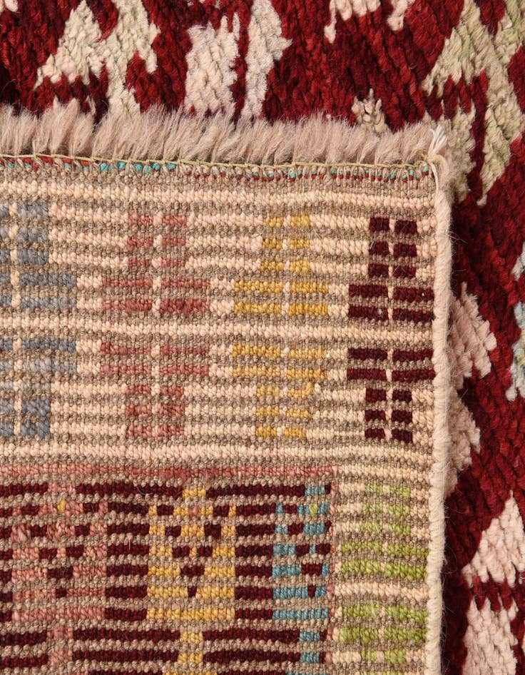 Detail image of  4' 1 x 6' 5  Hand Knotted Balouch Wool Rug