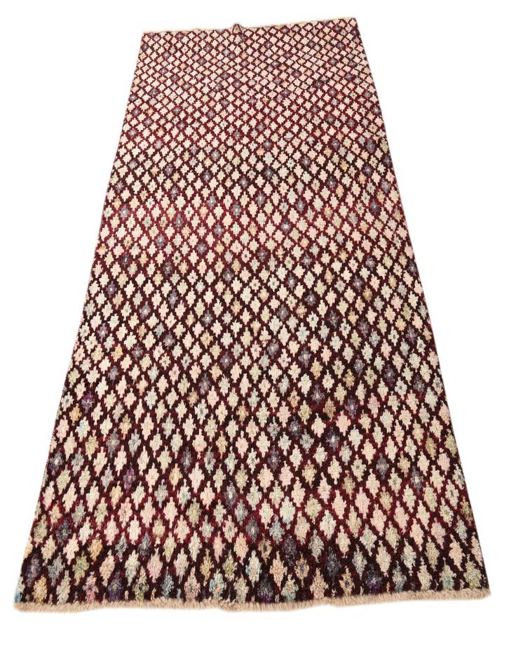 Detail image of  5' 7 x 8'  Hand Knotted Balouch Wool Rug