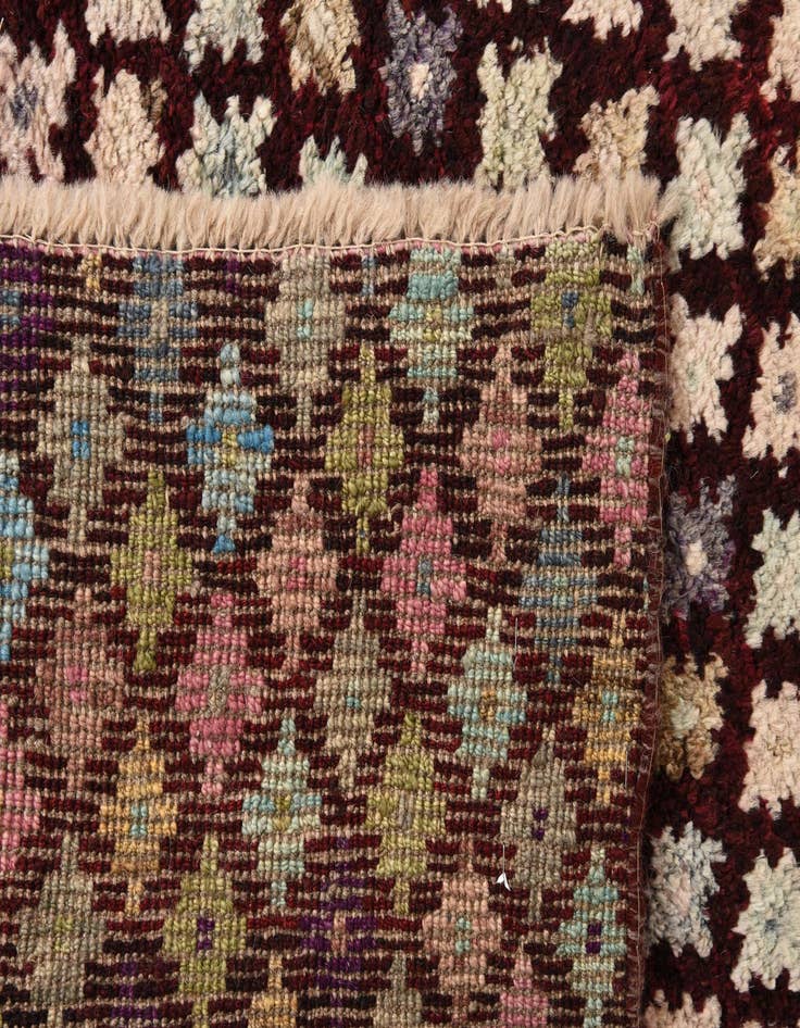 Detail image of  5' 7 x 8'  Hand Knotted Balouch Wool Rug