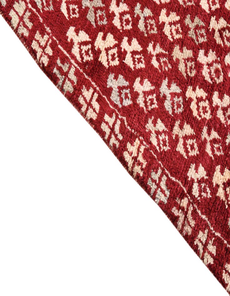 Detail image of  4' 1 x 6' 1  Hand Knotted Balouch Wool Rug