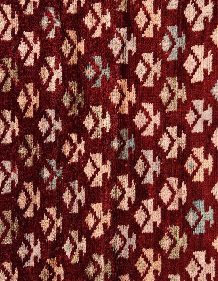 Detail image of  4' 2 x 6' 2  Hand Knotted Balouch Wool Rug