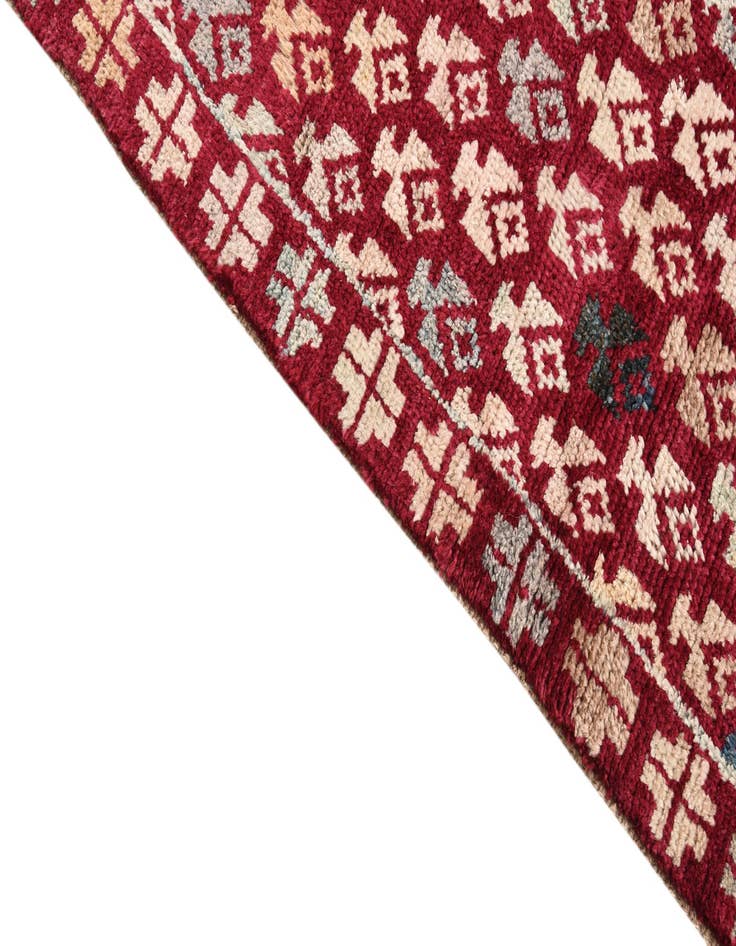 Detail image of  4' 1 x 5' 10  Hand Knotted Balouch Wool Rug