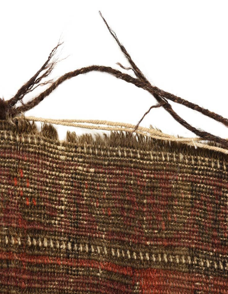 Detail image of  2' 9 x 5'  Hand Knotted Balouch Persian Wool Rug