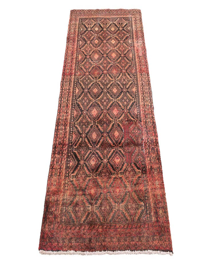 Detail image of 5' 9 x 9' 7 Hand Knotted Balouch Persian Wool Rug