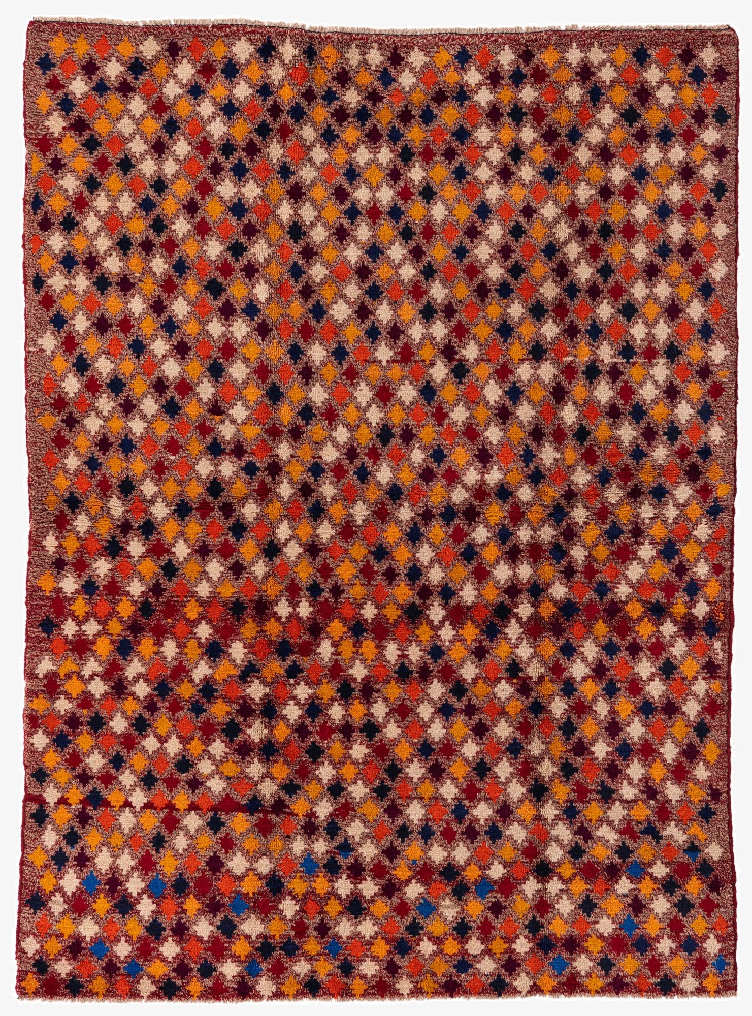  4' 10 x 6'  Hand Knotted Balouch Wool Rug