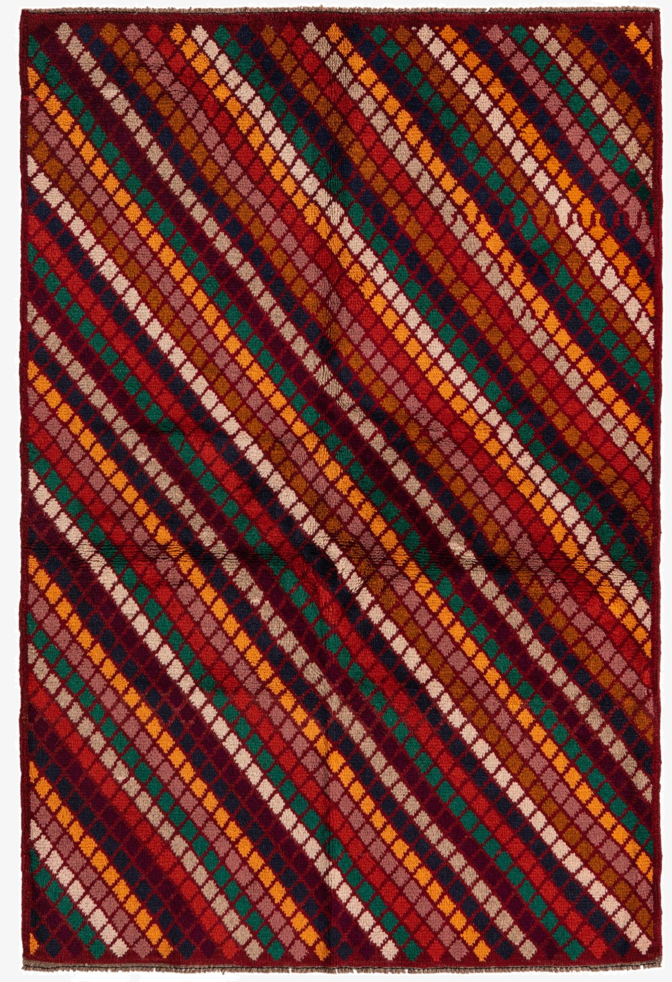  4' x 6'  Hand Knotted Balouch Wool Rug