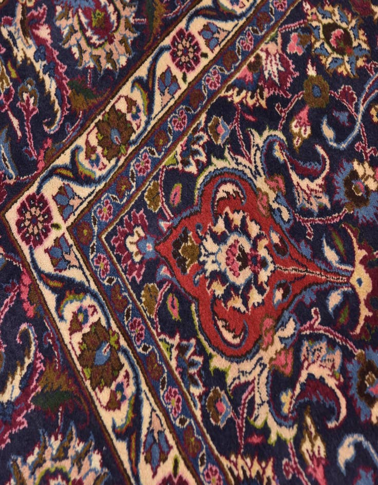 Detail image of 9' 10 x 12' 9 Hand Knotted Birjand Persian Wool Rug