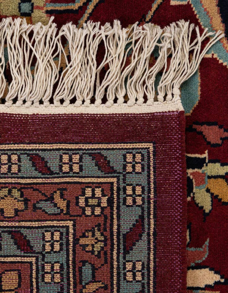 Detail image of  9' 3 x 12' 1  Hand Knotted Bokhara Oriental Wool Rug