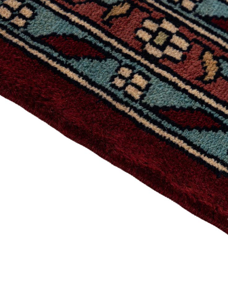 Detail image of  9' 3 x 12' 1  Hand Knotted Bokhara Oriental Wool Rug
