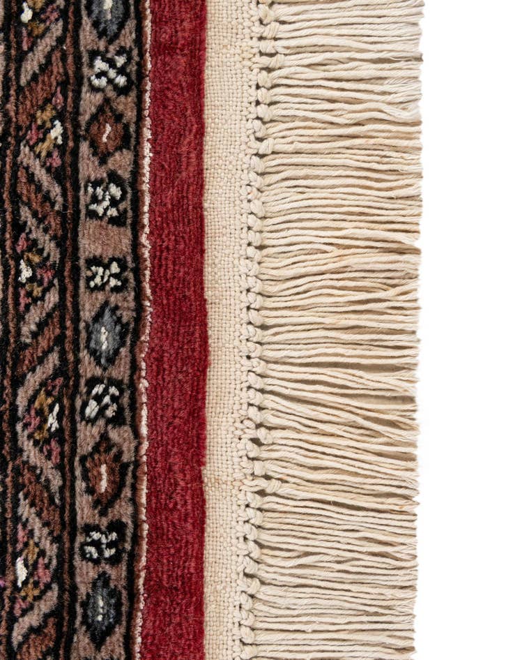 Detail image of  4' x 6' 7  Hand Knotted Bokhara Oriental Rug