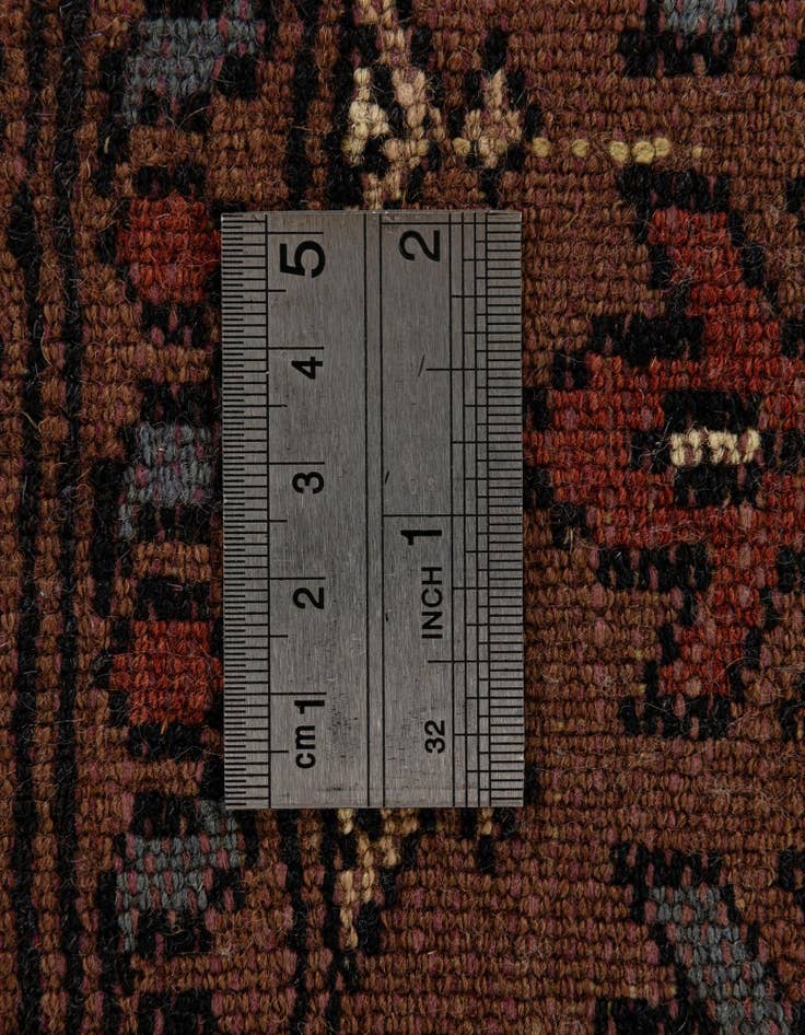Detail image of  4' 1 x 6' 1  Hand Knotted Bokhara Oriental Wool Rug