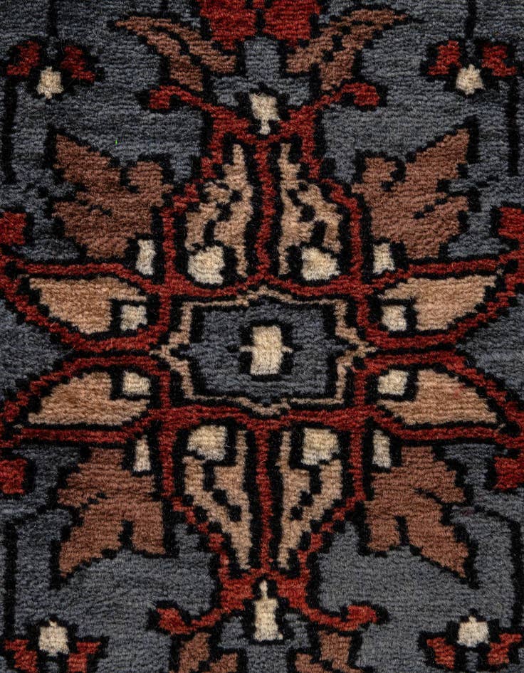 Detail image of  4' 1 x 6' 1  Hand Knotted Bokhara Oriental Wool Rug