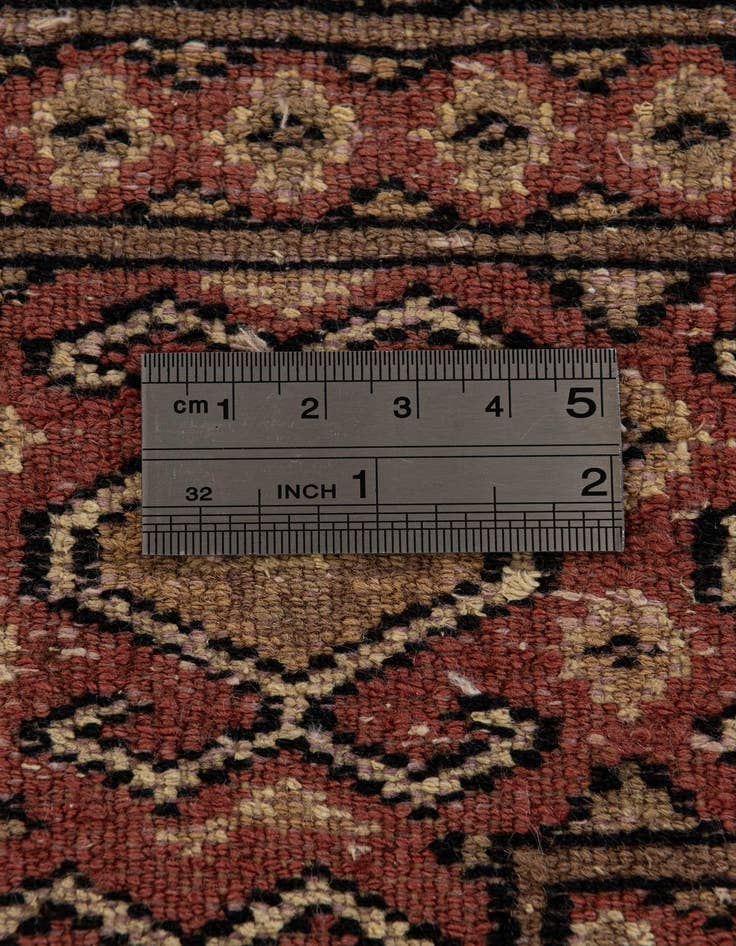 Detail image of  4' 7 x 6' 8  Hand Knotted Bokhara Oriental Rug