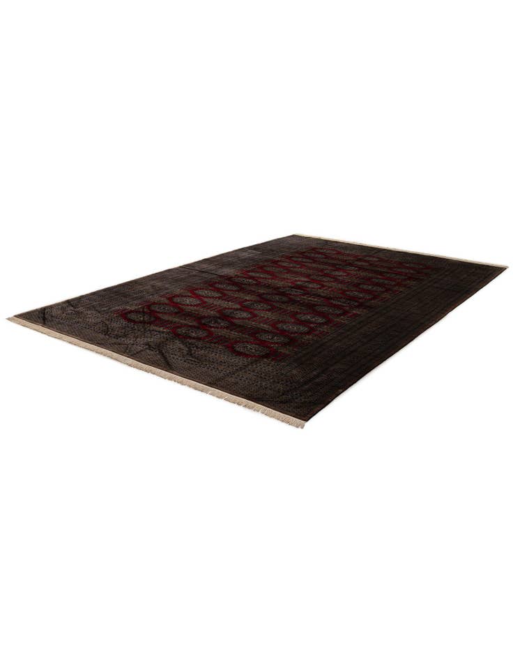 Detail image of  10' 2 x 14' 3  Hand Knotted Bokhara Oriental Wool Rug