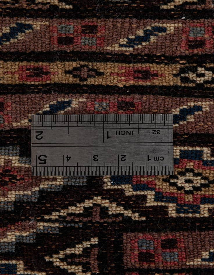 Detail image of  4' 3 x 5' 11  Hand Knotted Bokhara Oriental Wool Rug