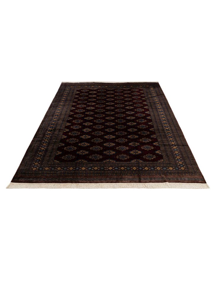 Detail image of  7' 2 x 10'  Hand Knotted Bokhara Oriental Wool Rug