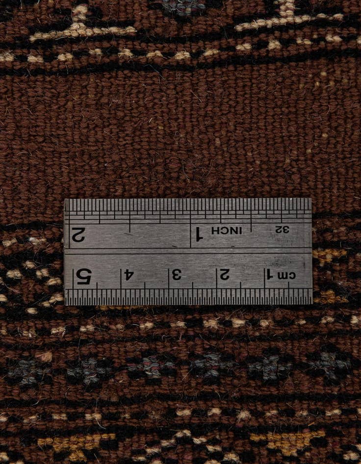 Detail image of  7' 2 x 10'  Hand Knotted Bokhara Oriental Wool Rug