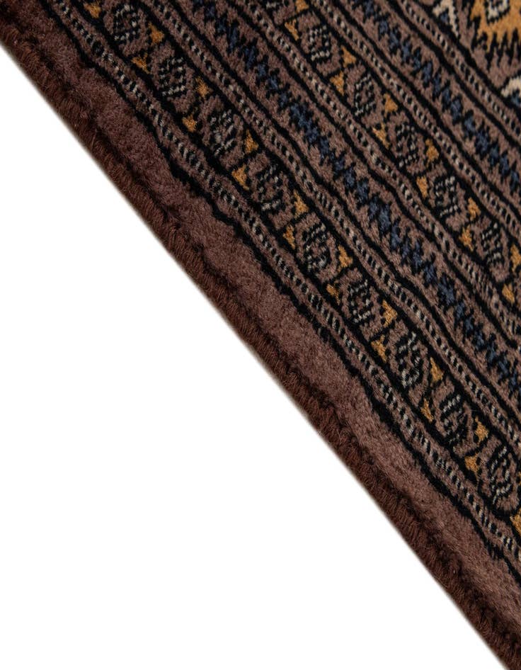 Detail image of  7' 2 x 10'  Hand Knotted Bokhara Oriental Wool Rug