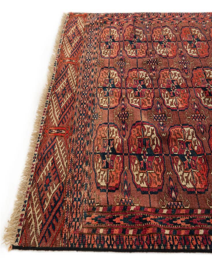 Detail image of  3' x 4' 9  Hand Knotted Bokhara Oriental Wool Rug