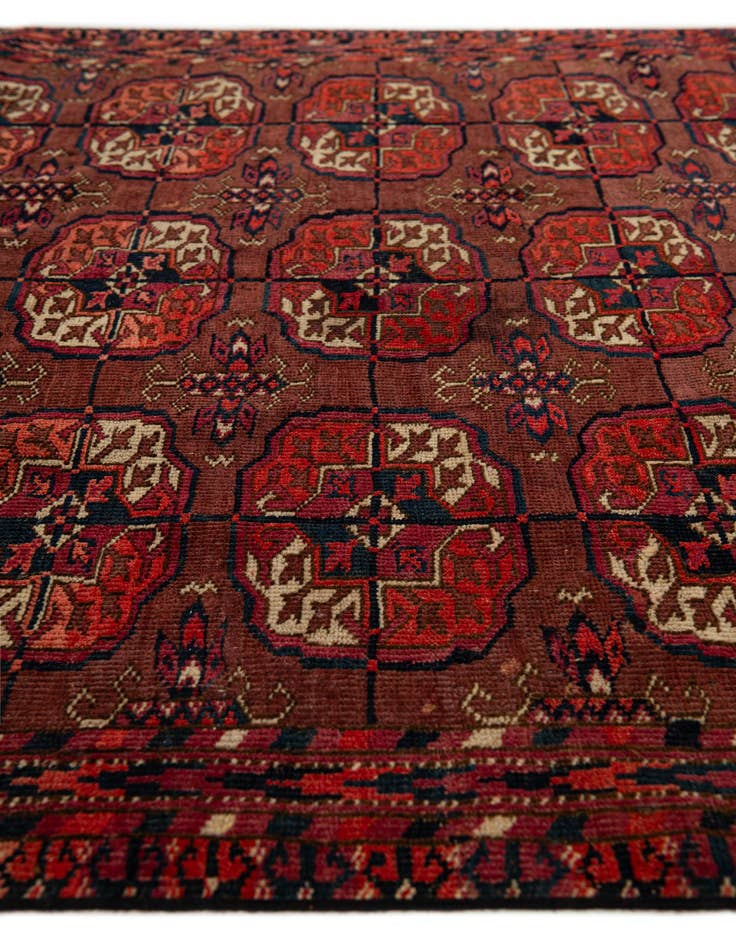 Detail image of  3' x 4' 9  Hand Knotted Bokhara Oriental Wool Rug