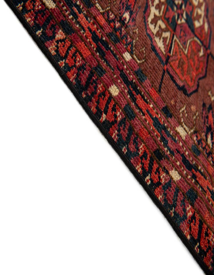 Detail image of  3' x 4' 9  Hand Knotted Bokhara Oriental Wool Rug