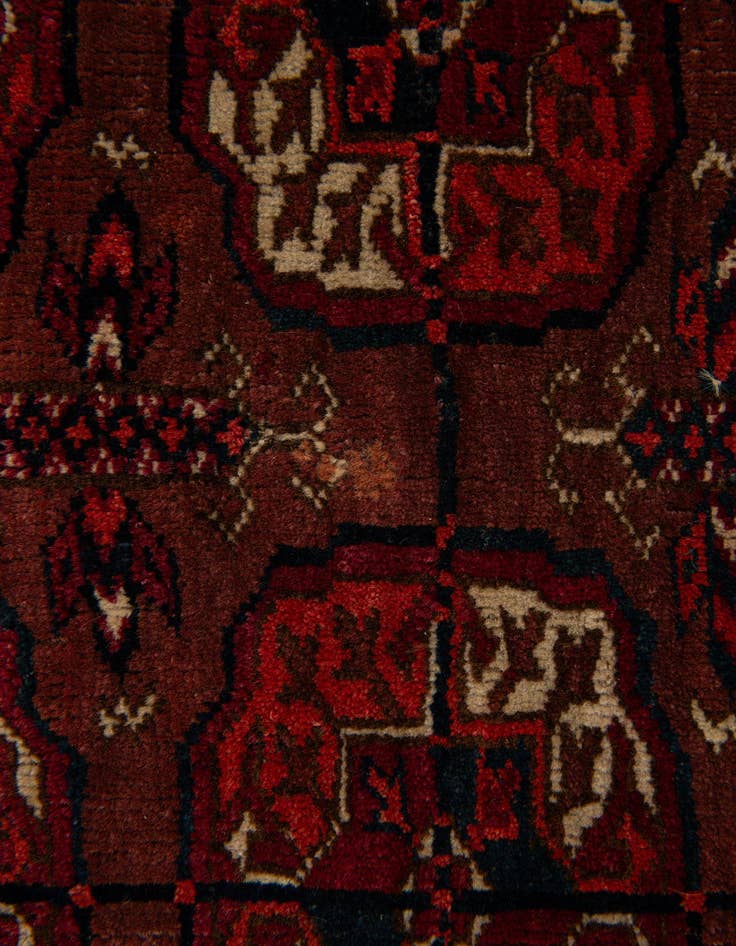 Detail image of  3' x 4' 9  Hand Knotted Bokhara Oriental Wool Rug