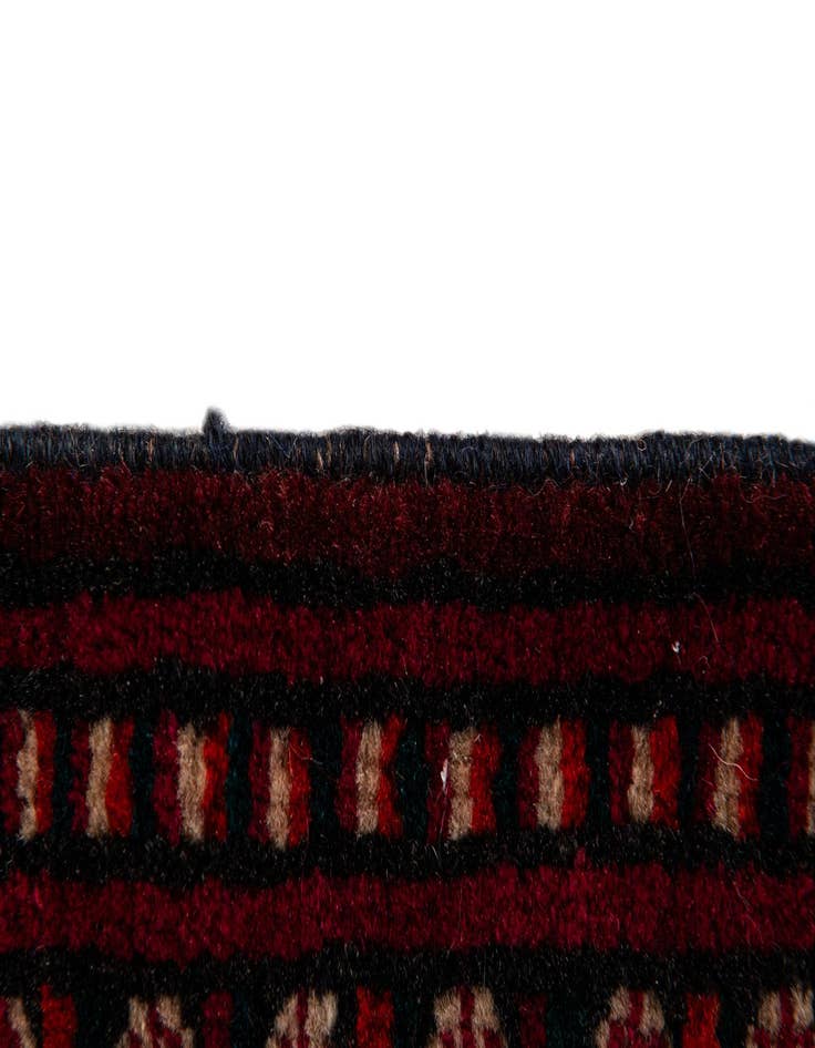 Detail image of  4' 2 x 6' 7  Hand Knotted Bokhara Oriental Wool Rug