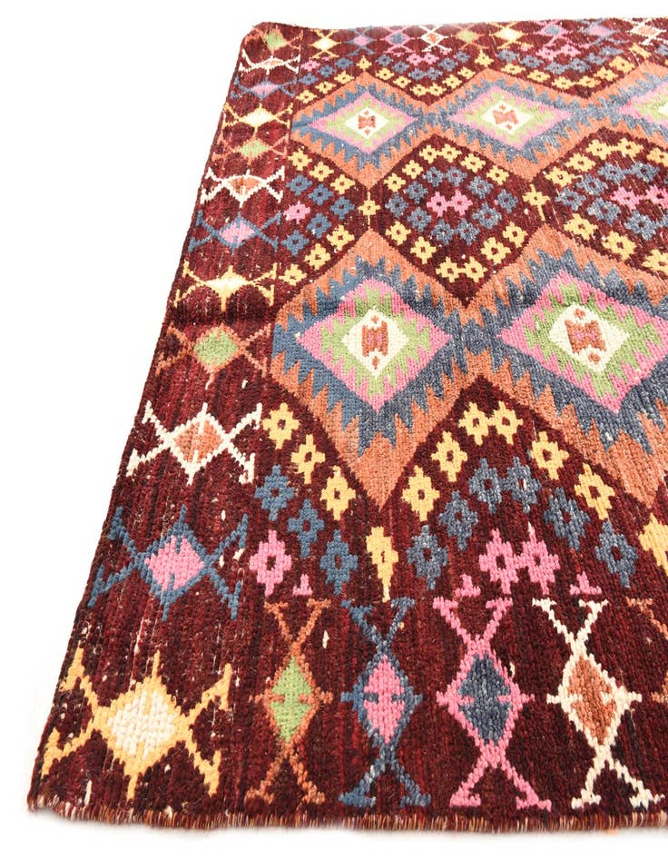 Detail image of  5' 8 x 7' 10  Hand Knotted Darya Wool Rug