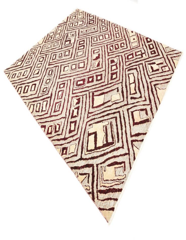 Detail image of  7' 10 x 10'  Hand Knotted Darya Wool Rug