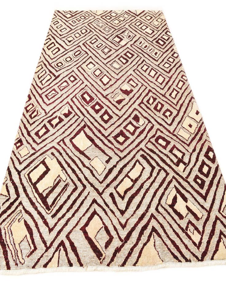 Detail image of  7' 10 x 10'  Hand Knotted Darya Wool Rug