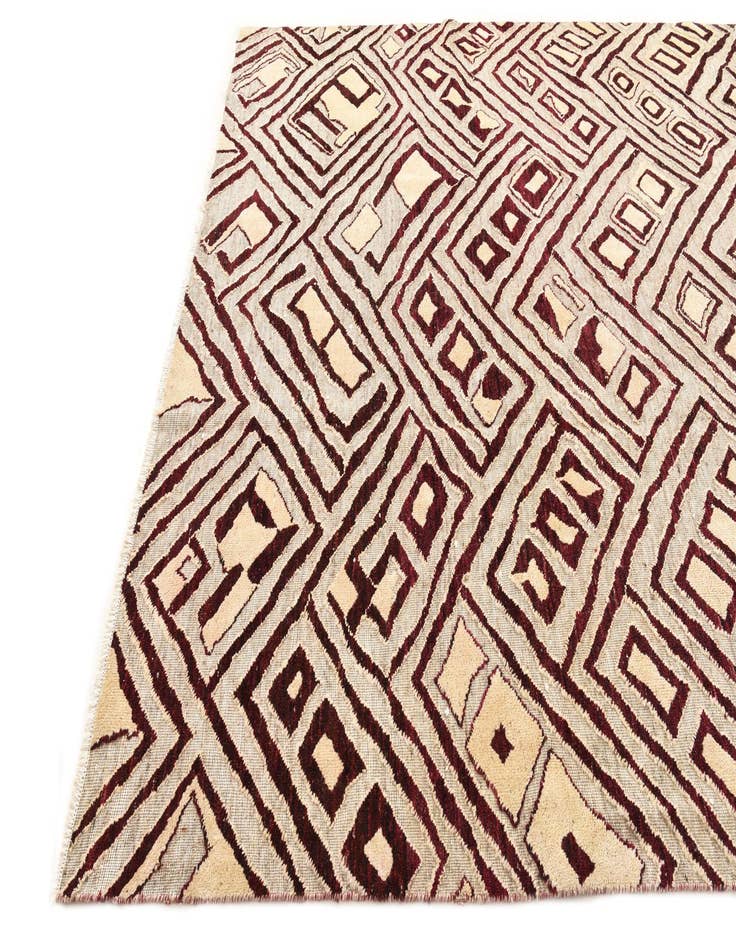 Detail image of  7' 10 x 10'  Hand Knotted Darya Wool Rug