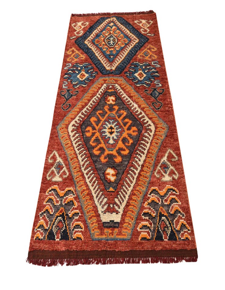 Detail image of  4' x 6' 5  Hand Knotted Darya Wool Rug