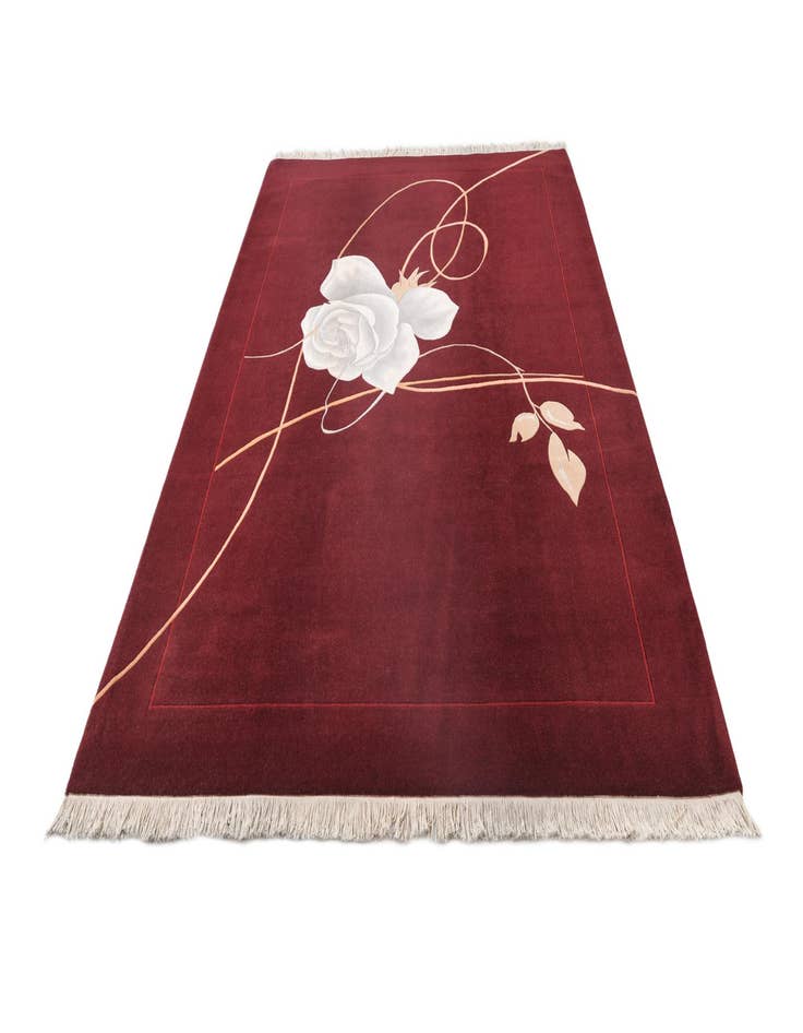 Detail image of  6' 8 x 9' 11  Hand Knotted Darya Wool Rug