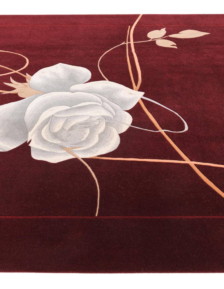 Detail image of  6' 8 x 9' 11  Hand Knotted Darya Wool Rug