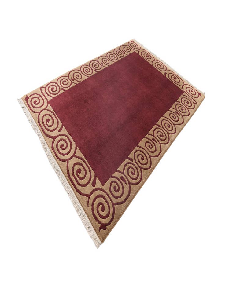 Detail image of  6' 6 x 9' 8  Hand Knotted Darya Wool Rug