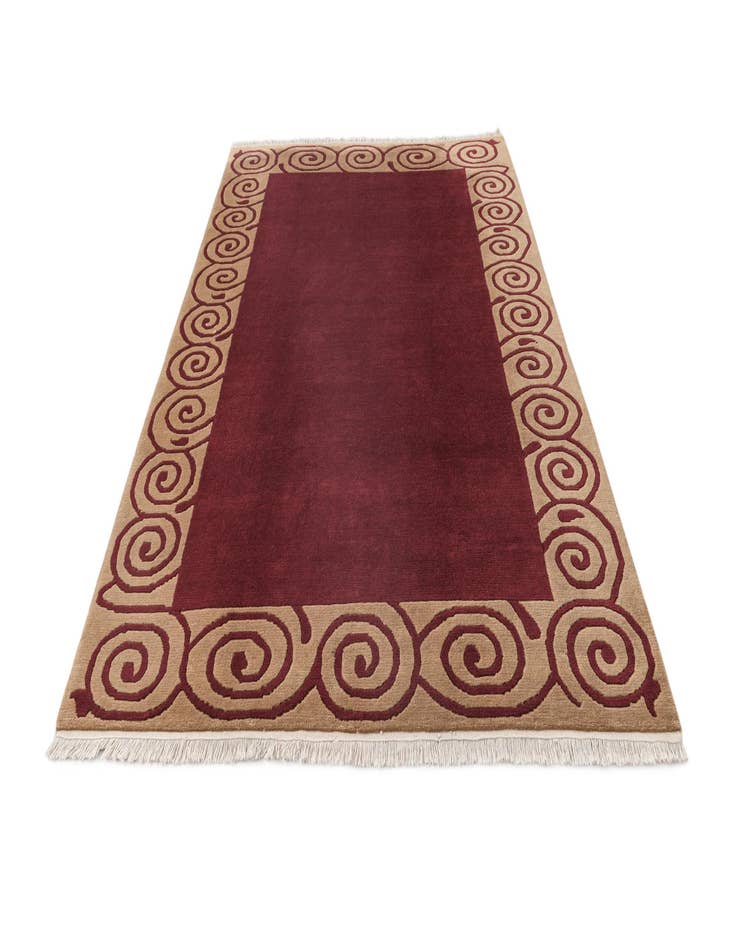 Detail image of  6' 6 x 9' 8  Hand Knotted Darya Wool Rug