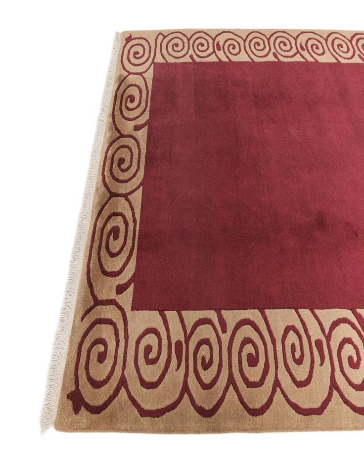 Detail image of  6' 6 x 9' 8  Hand Knotted Darya Wool Rug