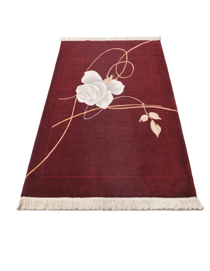 Detail image of  4' 11 x 6' 7  Hand Knotted Darya Wool Rug