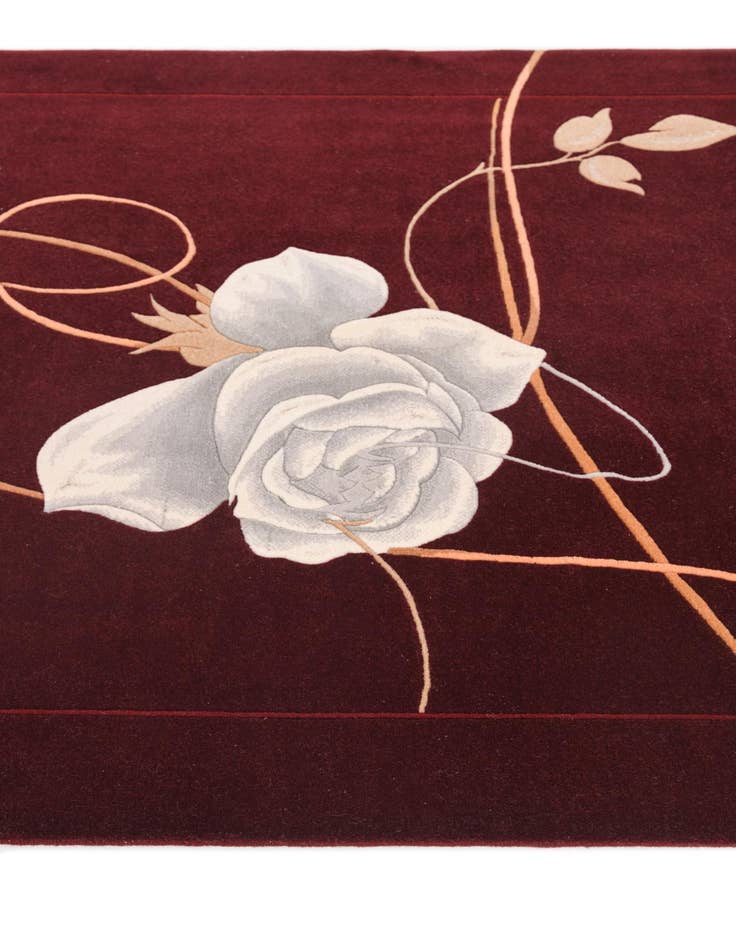 Detail image of  4' 11 x 6' 7  Hand Knotted Darya Wool Rug