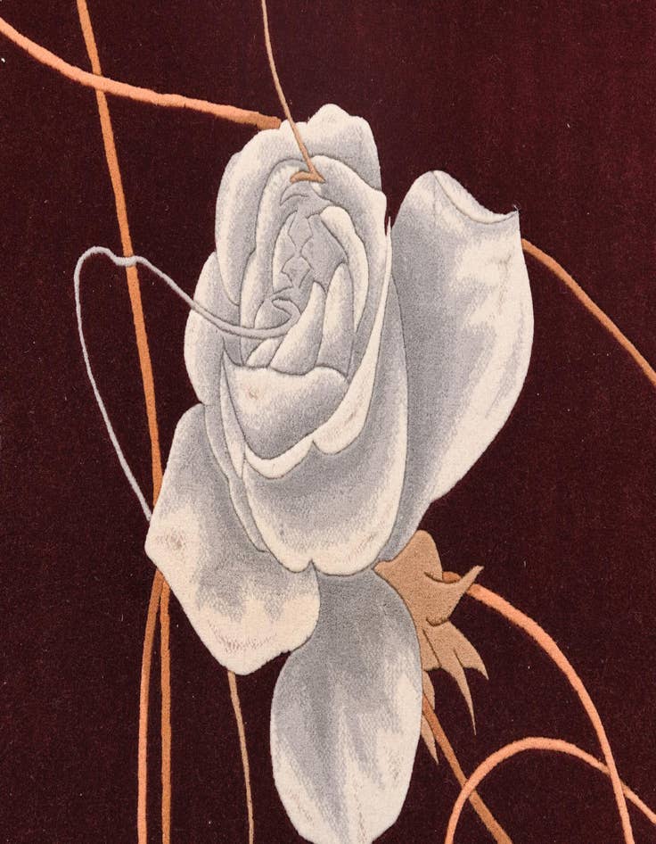 Detail image of  4' 11 x 6' 7  Hand Knotted Darya Wool Rug