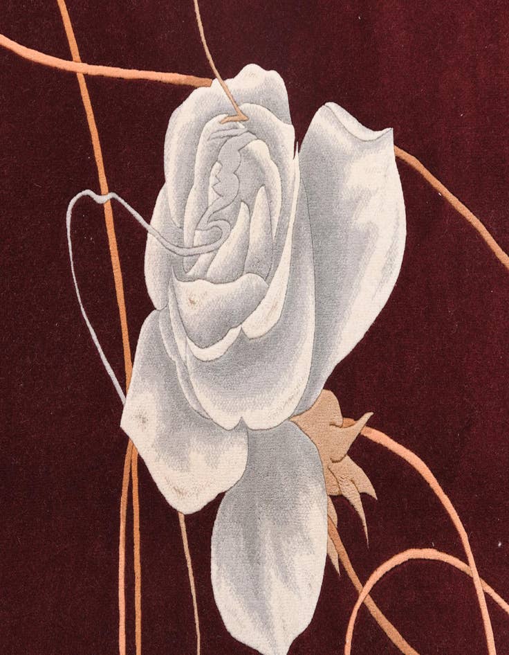 Detail image of  5' x 6' 8  Hand Knotted Darya Wool Rug