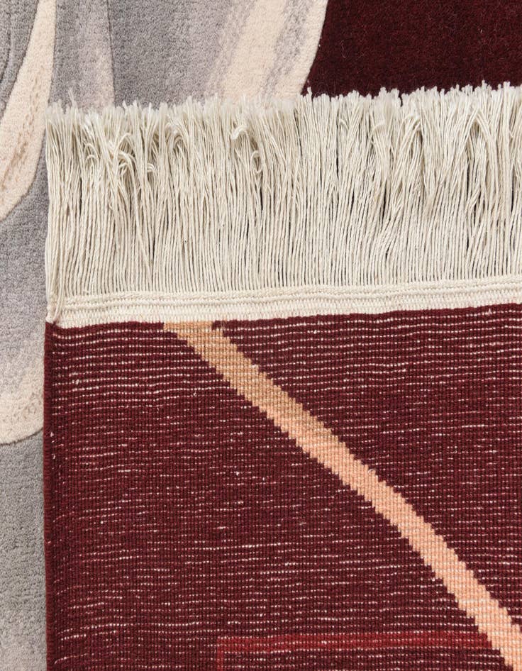 Detail image of  5' x 6' 8  Hand Knotted Darya Wool Rug