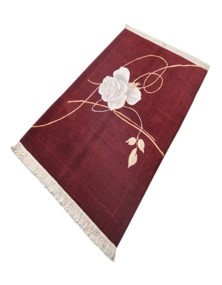 Detail image of  4' x 5' 11  Hand Knotted Darya Wool Rug