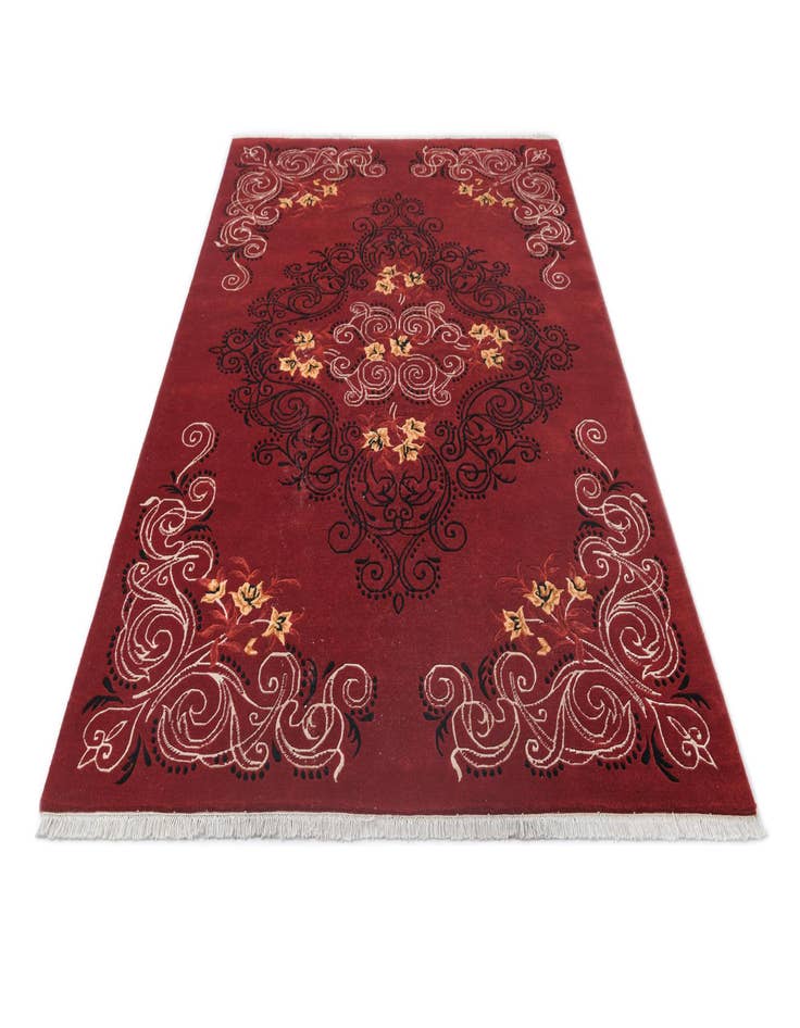 Detail image of  5' 7 x 8' 4  Hand Knotted Darya Wool Rug