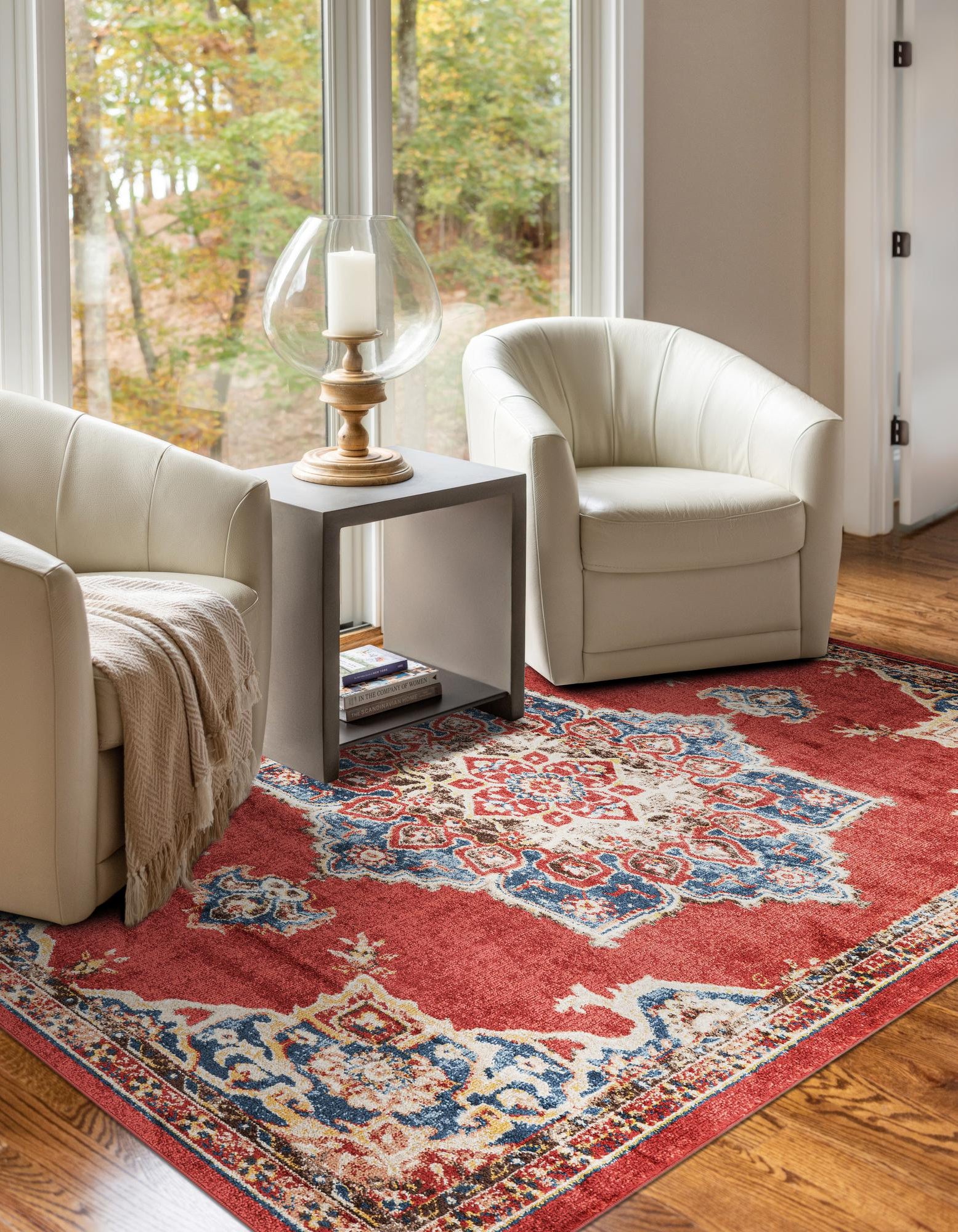 Burgundy 7' x 10' Eden Rug | Rugs.com