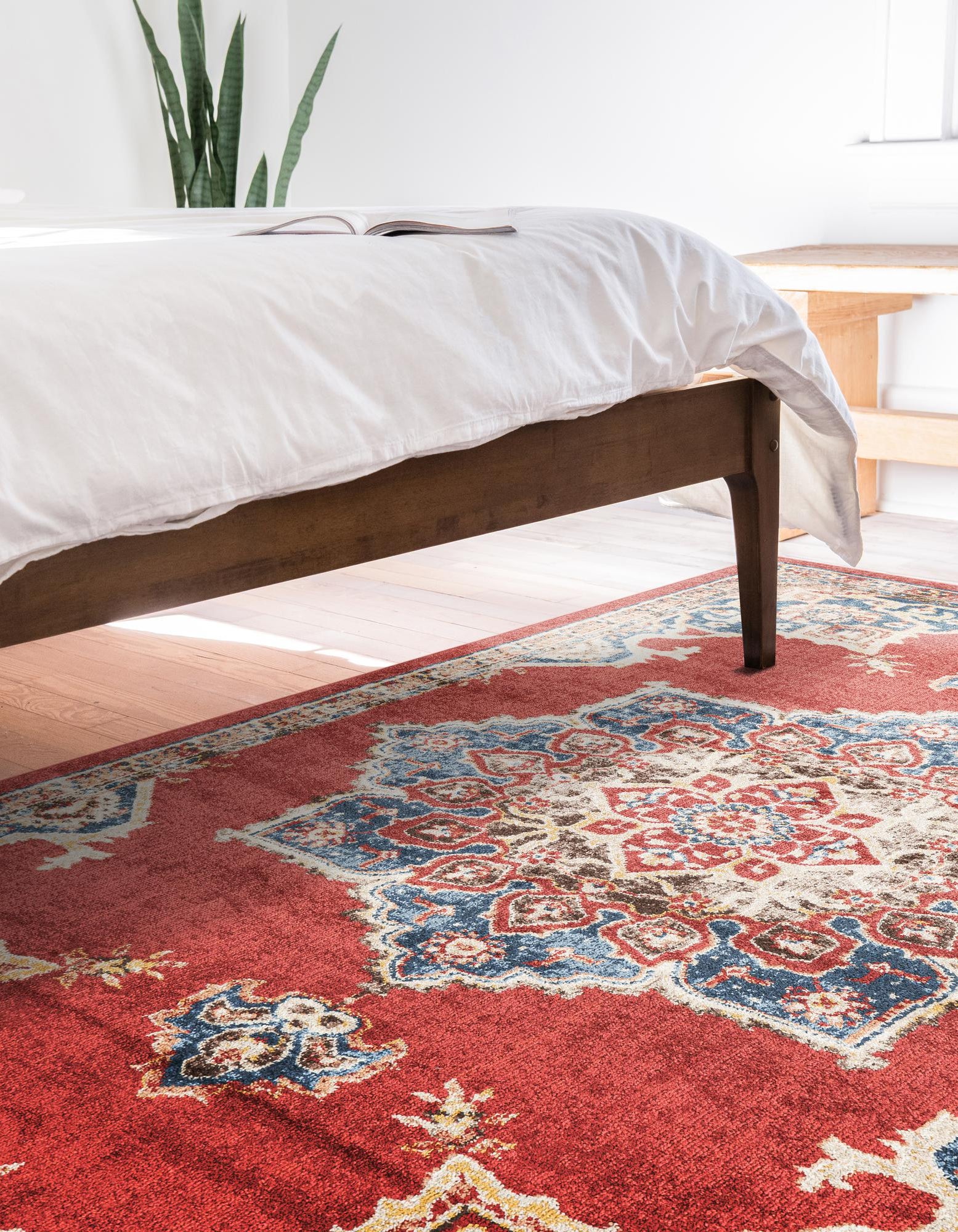 Burgundy 7' x 10' Eden Rug | Rugs.com