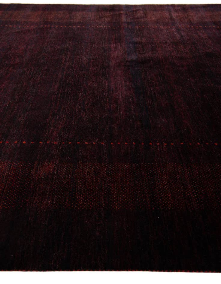 Detail image of  5' 10 x 8'  Hand Knotted Gabbeh Wool Rug